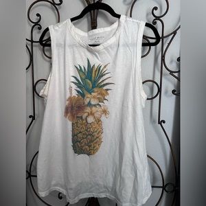 Lucky Brand 1x Tank top Pineapple GUC.